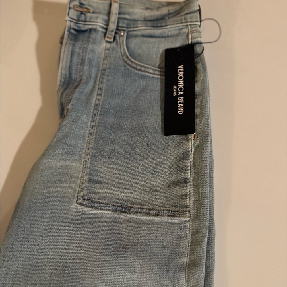 Veronica Beard Wide Leg Denim Jeans
